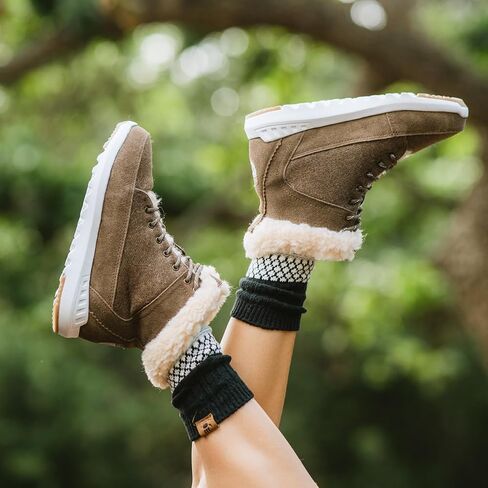 حذاء شيريل النسائي من BEARPAW | بوت نسائي كلاسيكي من جلد الغزال | أحذية نسائية | حذاء شتوي مريح in Kuwait