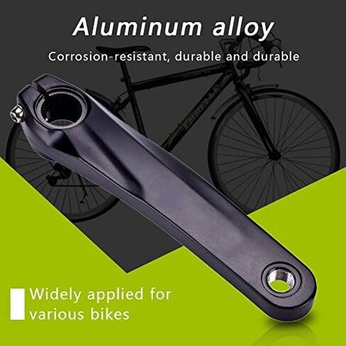 Bnineteenteam Left Hand Crank Arm,Bike Crank Arm Aluminum Alloy Replacement Accessory for 590 610 SLX XT Crankset for Mountain Bike Road Bike in Saudi Arabia