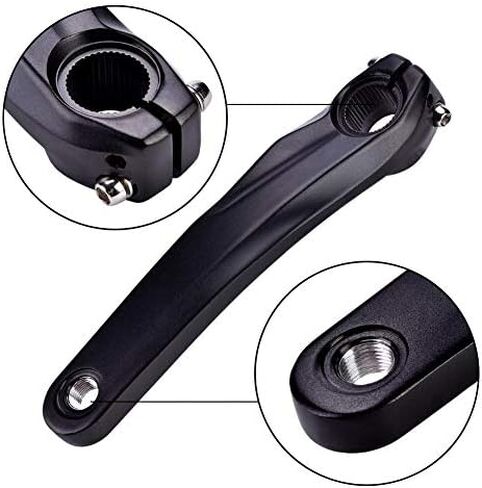Bnineteenteam Left Hand Crank Arm,Bike Crank Arm Aluminum Alloy Replacement Accessory for 590 610 SLX XT Crankset for Mountain Bike Road Bike in Saudi Arabia