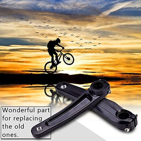 Bnineteenteam Left Hand Crank Arm,Bike Crank Arm Aluminum Alloy Replacement Accessory for 590 610 SLX XT Crankset for Mountain Bike Road Bike in Saudi Arabia