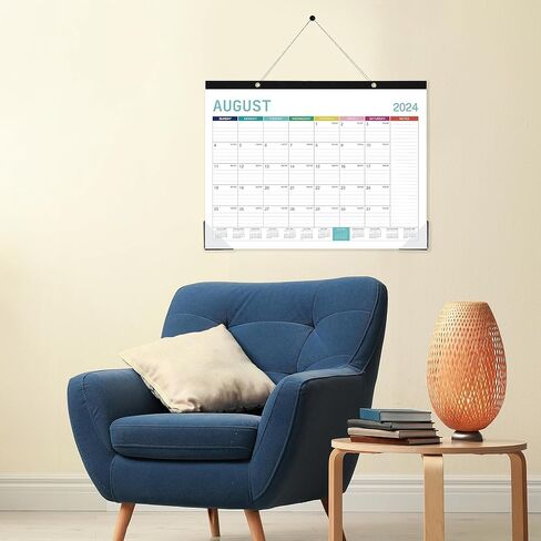 تقويم المكتب 2023-2024 - تقويم مكتب كبير 2023-2024 من سبتمبر 2023 إلى ديسمبر 2024، 22 بوصة × 17 بوصة، تقويم مكتب شهري كبير لمدة 16 شهرًا، 2 في 1، أفضل تقويم مكتب/جدار للتخطيط أو التنظيم in Kuwait