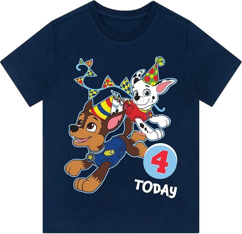 Paw Patrol Birthday Shirt | Birthday Tshirt | Boys' Tops, Tees & Shirts in Saudi Arabia