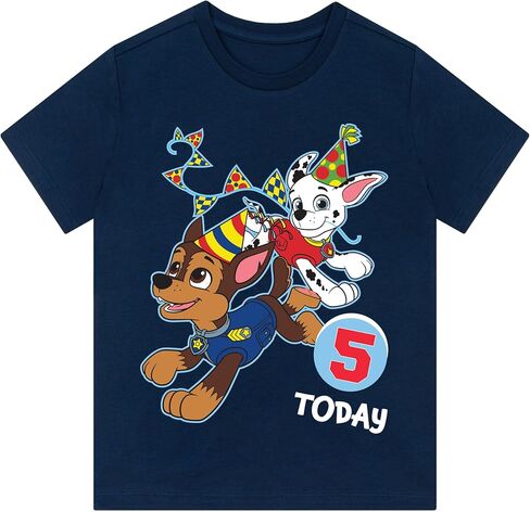 Paw Patrol Birthday Shirt | Birthday Tshirt | Boys' Tops, Tees & Shirts in Saudi Arabia