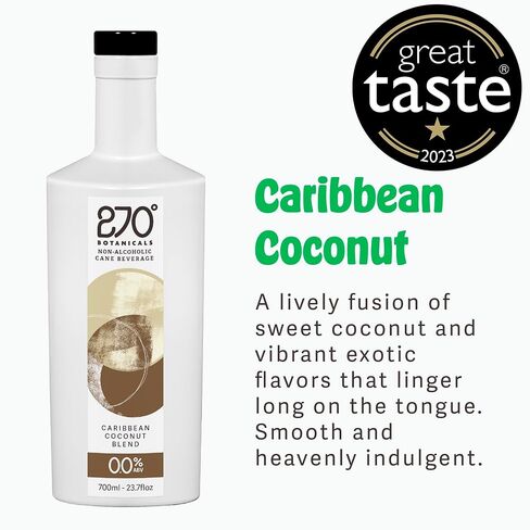 270° Botanicals White Caribbean Blend, Caribbean Coconut Blend and Dark Caribbean Blend 700ml | Rum Alternative | Non Alcoholic Spirits | Premium Non Alcoholic Drinks by Spirits of Virtue in Saudi Arabia
