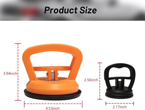 كوب شفط انبعاجات السيارة من أوزورب، 3 قطع أدوات إزالة انبعاجات السيارة لإصلاح انبعاجات السيارة والزجاج والشاشة والبلاط والأشياء المتحركة in Kuwait