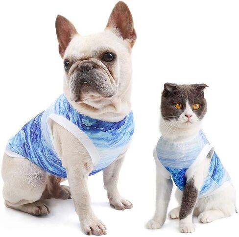 Dog Cool Vest Instant Cooling Bulldog Clothes on Summer for Small to Medium Dogs and Cats (Medium) in Saudi Arabia