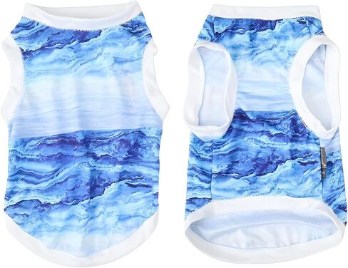 Dog Cool Vest Instant Cooling Bulldog Clothes on Summer for Small to Medium Dogs and Cats (Medium) in Saudi Arabia