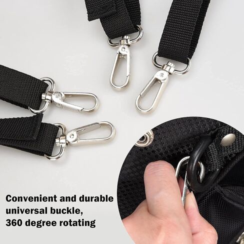 mytag Golf Bag Cross Straps Replacement with 4 Clips, Adjustable Universal Shoulder Carry Straps for Taylormade OGIO in Saudi Arabia