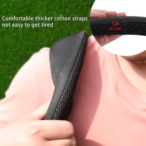 mytag Golf Bag Cross Straps Replacement with 4 Clips, Adjustable Universal Shoulder Carry Straps for Taylormade OGIO in Saudi Arabia