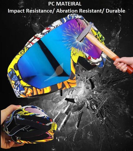 ARMADIO Motorcycle Goggles OTG Dirt Bike ATV Motocross Goggles Anti-UV Dustproof Safety Goggles for Men Women Youth in Saudi Arabia
