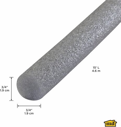 M-D Building Products 19101 Backer Rod F/Gaps & Joints 3/4"X15', 14 x 12 x 3, Black in Saudi Arabia