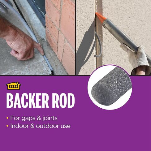 M-D Building Products 19101 Backer Rod F/Gaps & Joints 3/4"X15', 14 x 12 x 3, Black in Saudi Arabia