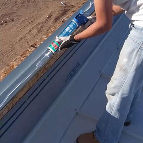 Akfix P625 Crack Flex Sealant (2x10.4 oz.) أبيض - مانع تسرب بناء من مادة البولي يوريثين لجميع أنواع المفاصل، حشو شقوق خرسانية مرن وقابل للطلاء للمرآب والممرات والجدار | أبيض، 2 حزمة in Kuwait