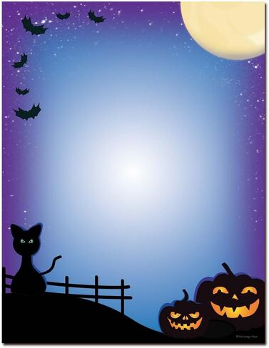 ورق طباعة ليزر ونفث الحبر من All Hallows' Eve Halloween، 100 قطعة in Kuwait