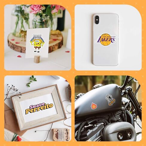 MECOLOUR Printable Vinyl Sticker Paper Translucent Waterproof Decal Paper, 8.5"x11" for Inkjet Printer & Laser Printer 50 sheets in Saudi Arabia