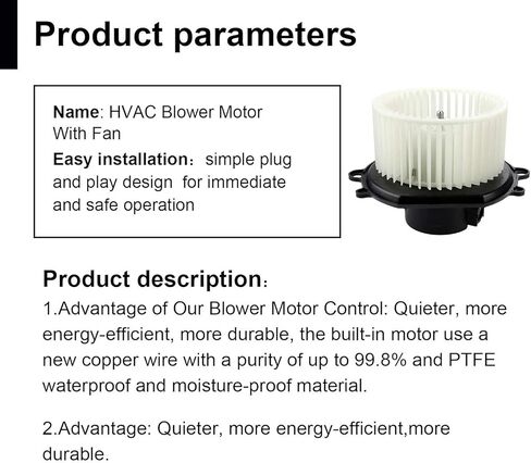 Heater Blower Motor with Fan Cage 700017 HVAC Blower Motor for Ford Taurus 1996-2007 Mercury Sable 1996-2005 in Kuwait