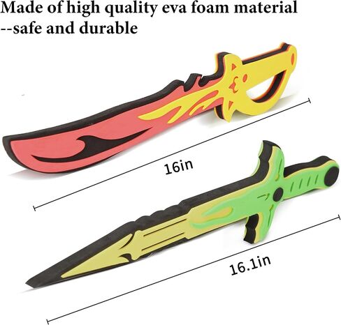 Foam Swords-Kids Weapons Gift-Pretend Playset for Boys-Party Favors, Medieval Combat Weapons, Dragon Knights Set, Costume Role Play Accessories for Kids in Saudi Arabia