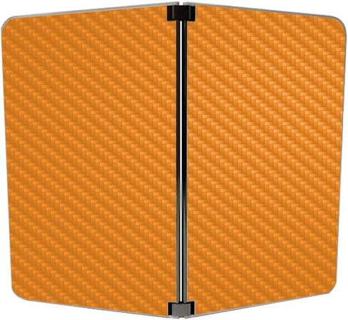 MightySkins Carbon Fiber Skin for Microsoft Surface Duo - Solid Seafoam | Protective, Durable Textured Carbon Fiber Finish | Easy to Apply | Made in The USA in Kuwait