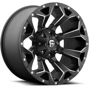 FUEL OFF-ROAD ASSAULT 22X12 8X170 4.77-44mm MATTE BLACK MILLED - D54622201747 in Kuwait