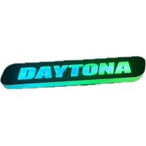 Day.Tona LED Front Grille Badge, RGBW Color Changing with Bluetooth Control, Flow Series Lighting Effects, in Kuwait
