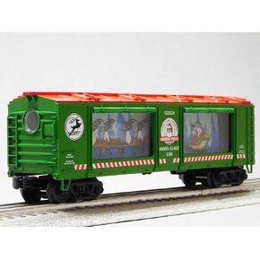 MTH RAILKING Christmas Flying Santa's Sleigh Action CAR Freight O Gauge 30-79692 in Saudi Arabia