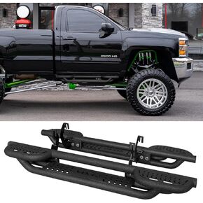 كابينة Vijay العادية تناسب 2007-2018 Chevy Silverado 1500/2500/3500 وGMC Sierra 1500/2500/3500 لوحات الجري الجانبية (أ) in Kuwait