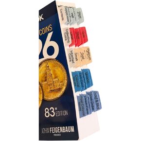 Book Tabs for A Guide Book of United States Coins 2025 (Official Redbook). Laminated, Durable, Color-Coded Repositionable Tabs (Book not Inlcluded) in Saudi Arabia