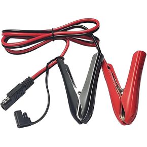 3.2FT 12V 14AWG Alligator Crocodile Clip to SAE Connector, Battery Charging Wire for Car Solar Power, Quick Release Adapter Extension Cable with Clamp, Fit for Car, Motorcycle (AlligatorClip) in Saudi Arabia