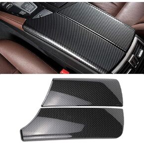 Center Console Covers Compatible with BMW F10 F11 520i 528i 530i 535d 535i 550i for BMW 5 Series 2011-2016 Carbon Fiber Color Car Center Armrest Box Covers Console Box Storage Box Trim Cover in Saudi Arabia