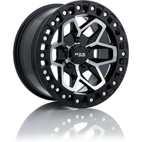 RTX ZION Custom Wheel - 18x9, 0 Offset, 5x127 Bolt Pattern, 71.5mm Hub - Black with Machined Face Rim in Saudi Arabia