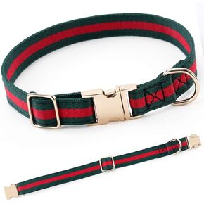 Premium Dog Collar, Cute Dog Collars Luxury Style, Durable Pet Collars with Metal Buckle Safety for Medium Dogs in Saudi Arabia