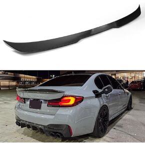 Rear Trunk Spoiler for 2017–2023 BMW G30 5 Series & F90 M5, High Kick PSM Style Duckbill Wing Lip, Fits 520i 530i 530e 540i 540d M550i M5 xDrive, Gloss Black in Saudi Arabia