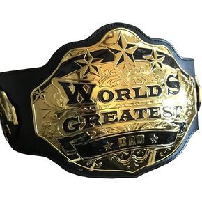 Undisputed Belts World's Greatest Dad Championship Belt in Saudi Arabia
