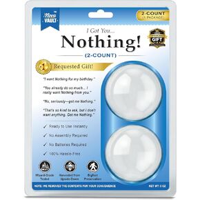 Funny I Got You Nothing Gag Gift (2-Count of Nothing) - Perfect Novelty Practical Joke for Friends and Family on Birthdays, Holidays in Saudi Arabia