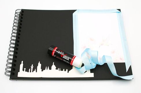 Glue Stick Original 20g, Pack of 12 Glue Sticks, Quality Adhesive Gluestick, Ideal for School, Scrapbooking & Office supplies - Strong-hold for Paper, Card, Textiles, Crafting Glues, Homes in Saudi Arabia