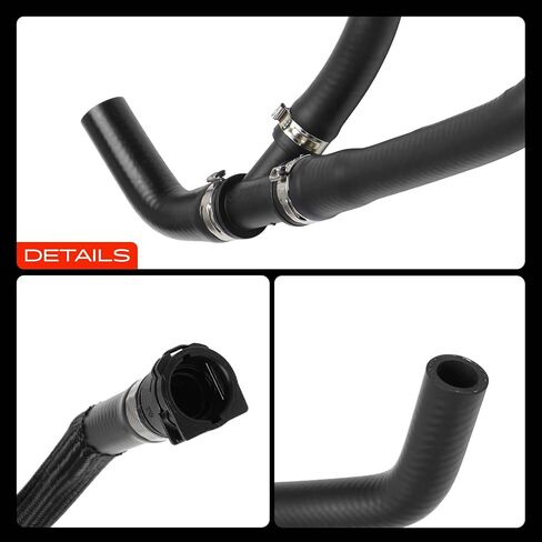 A-Premium Oil Cooler To Water Pump Tee Radiator Coolant Hose Compatible with BMW E83 Series X3 2006 2007 2008 2009 2010 3.0L in Kuwait