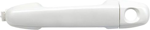 Front Left Driver Side Exterior Door Handle Compatible with Toyota Camry 2012 2013 2014 2015 2016 2017, White in Kuwait