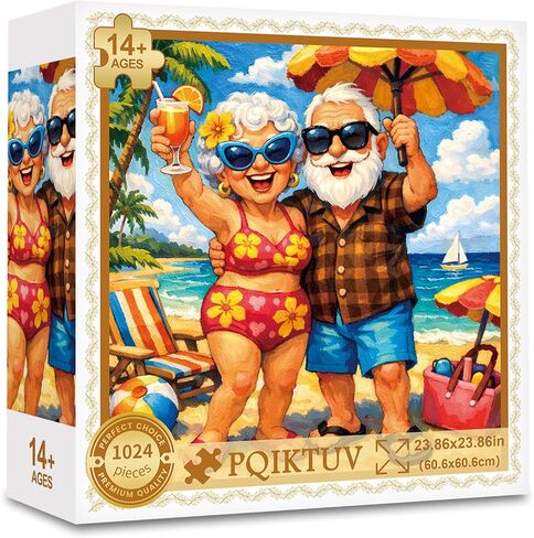 1024 Pieces Adult Puzzle, Elegant Floral Hat Lady Art Jigsaw, with Letter Markings, HD Poster, Impossible Puzzle Home Decor Gift for Art & Fashion Lovers（23.86 x 23.86 in） in Saudi Arabia