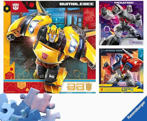 Ravensburger Transformers 3x49 Piece Puzzle Set for Kids 5+ in Kuwait