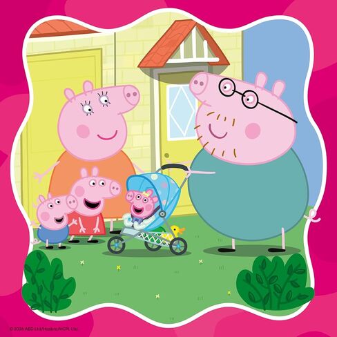 Ravensburger Peppa Pig 3x49 Piece Puzzle Set for Kids 5+ in Kuwait
