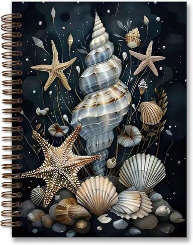 Dejfel Vintage Floral Butterfly Notebook Journal,Vintage Flower Butterfly Diary Gifts, Journaling Writing Pad for Women Work Office School Supplies, Spiral Notebook 5.5x8.3 in Kuwait