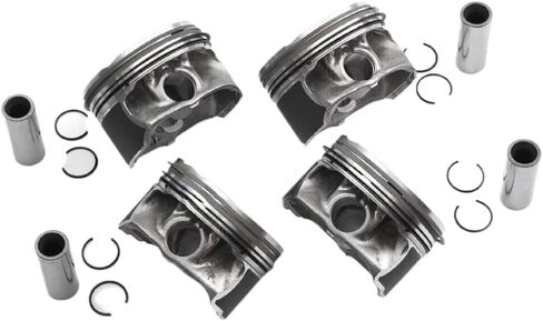 4x Pistons with Rings Set STD Fit for 2.0T I4 Engine M270.920 Compatible with A250 GLA250 CLA250 B250 GLA260 Models 2012-2019 in Kuwait