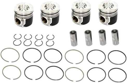 Piston Rings Kit 4pcs 234104A920 D4CB Compatible With Starex Porter Bongo 2.5 in Saudi Arabia