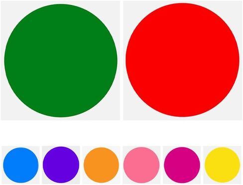Carpet Markers for Classroom 6 Inch Self-Adhesive Colorful Floor Dot Stickers for Kids Preschool Educational Dance Craft Supplies Indoor Outdoor in Kuwait