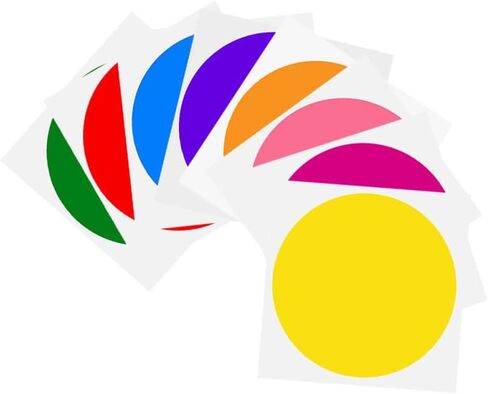 Carpet Markers for Classroom 6 Inch Self-Adhesive Colorful Floor Dot Stickers for Kids Preschool Educational Dance Craft Supplies Indoor Outdoor in Kuwait