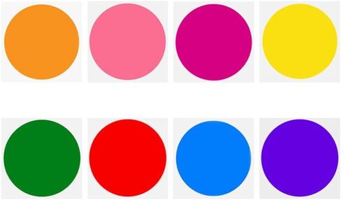 Carpet Markers for Classroom 6 Inch Self-Adhesive Colorful Floor Dot Stickers for Kids Preschool Educational Dance Craft Supplies Indoor Outdoor in Kuwait