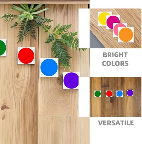 Carpet Markers for Classroom 6 Inch Self-Adhesive Colorful Floor Dot Stickers for Kids Preschool Educational Dance Craft Supplies Indoor Outdoor in Kuwait