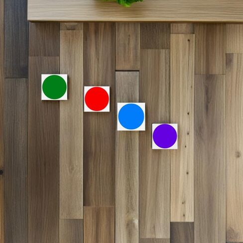 Carpet Markers for Classroom 6 Inch Self-Adhesive Colorful Floor Dot Stickers for Kids Preschool Educational Dance Craft Supplies Indoor Outdoor in Kuwait