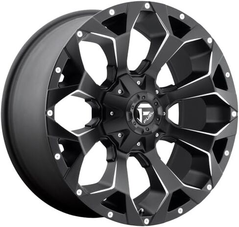 FUEL OFF-ROAD ASSAULT 22X12 8X170 4.77-44mm MATTE BLACK MILLED - D54622201747 in Kuwait