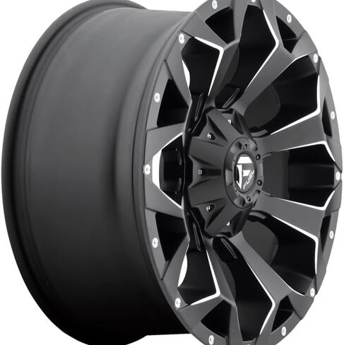 FUEL OFF-ROAD ASSAULT 22X12 8X170 4.77-44mm MATTE BLACK MILLED - D54622201747 in Kuwait